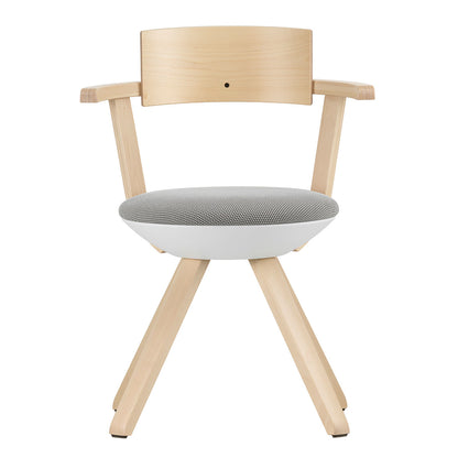 Rival High Back Chair | Natural Lacquered Birch