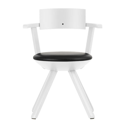 Rival High Back Chair | White Lacquered Birch