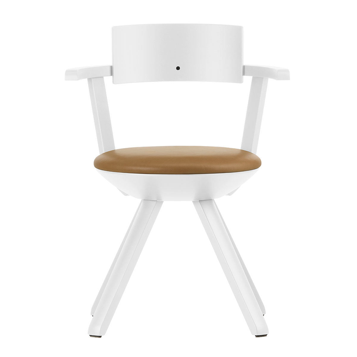 Rival High Back Chair | White Lacquered Birch