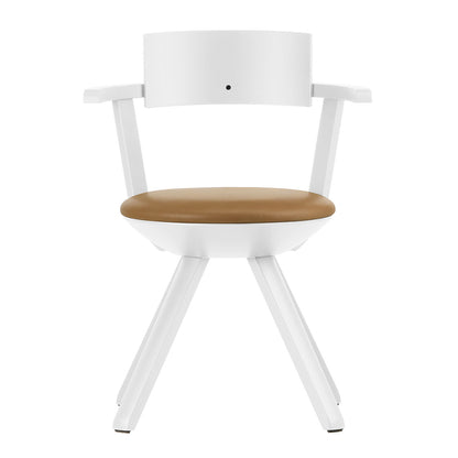 Rival High Back Chair | White Lacquered Birch