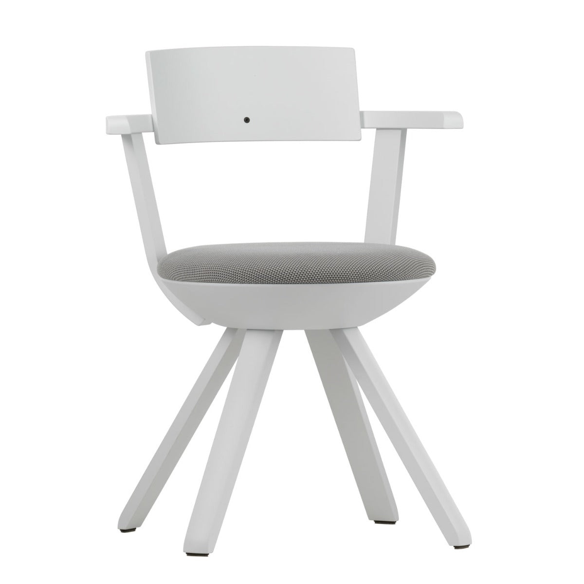 Rival High Back Chair | White Lacquered Birch