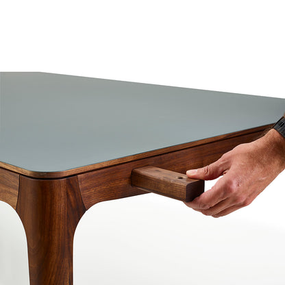 Ro Extending Dining Table 210cm | White Corian Top