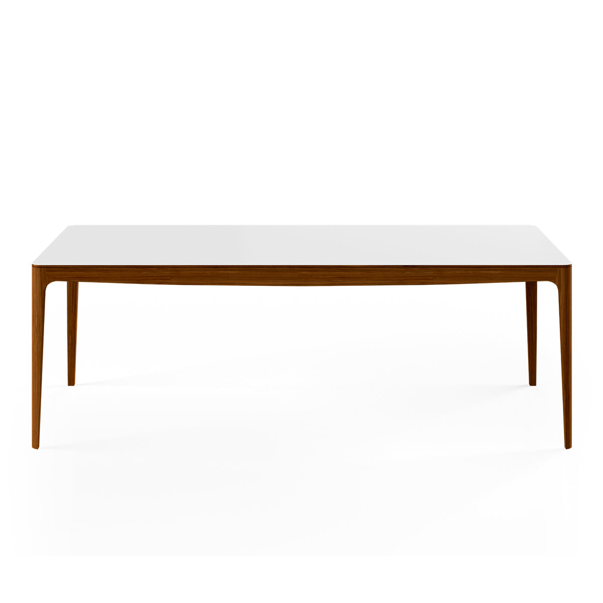 Ro Extending Dining Table 210cm | White Corian Top