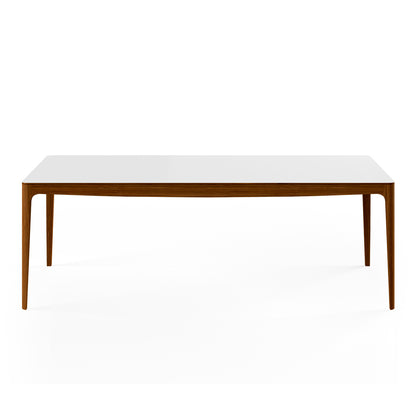 Ro Extending Dining Table 210cm | White Corian Top