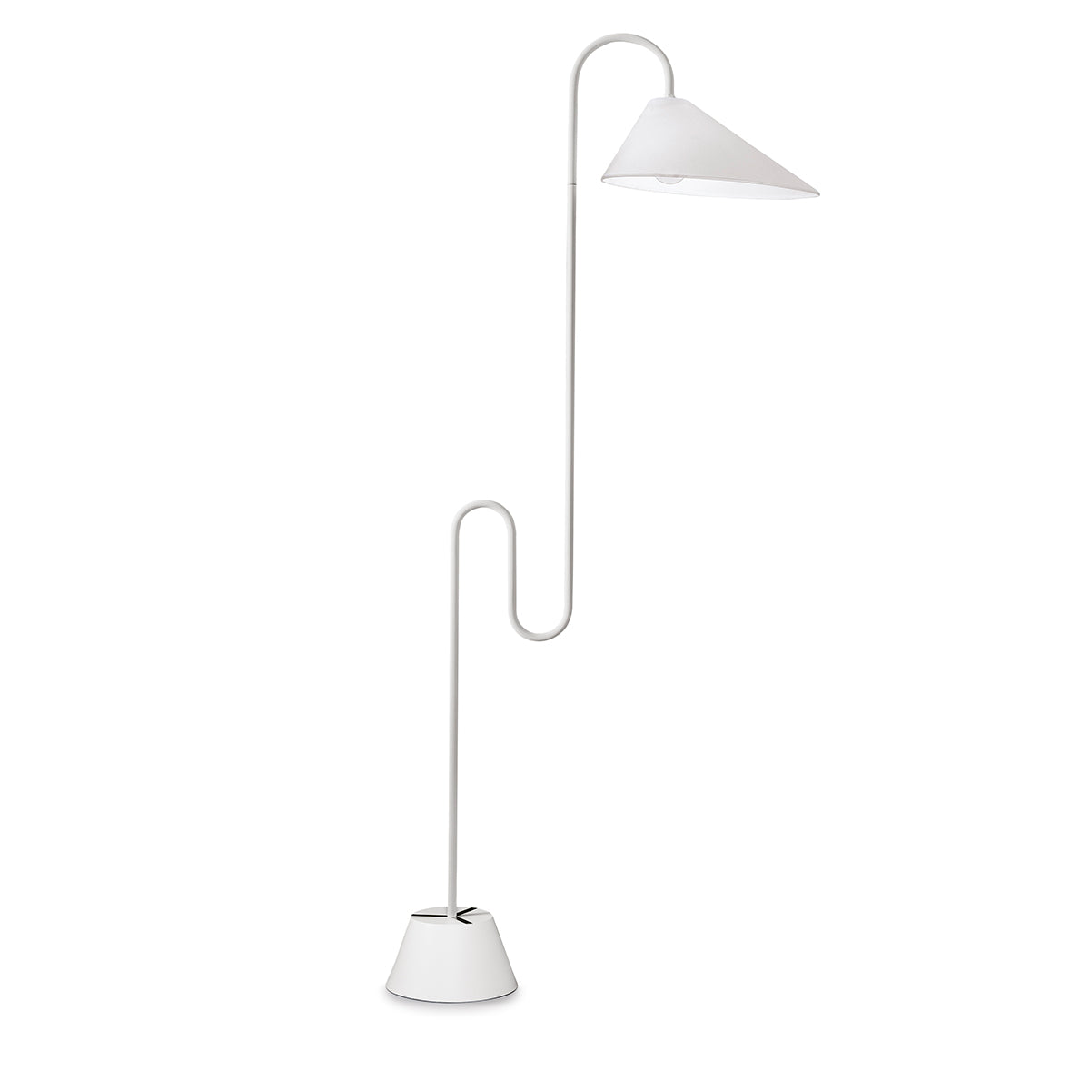 Eileen Gray Roattino Floor Lamp | White Lacquered Steel