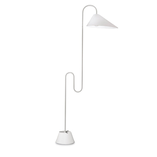 Eileen Gray Roattino Floor Lamp | White Lacquered Steel