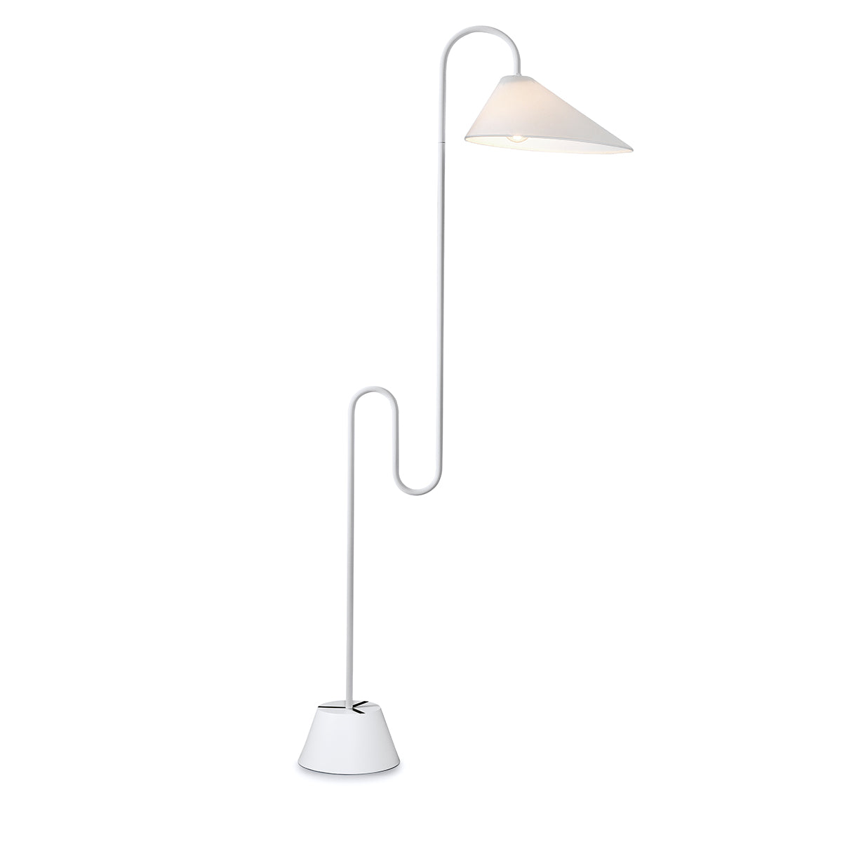 Eileen Gray Roattino Floor Lamp | White Lacquered Steel