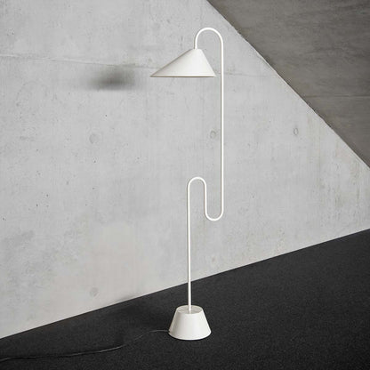 Eileen Gray Roattino Floor Lamp | White Lacquered Steel