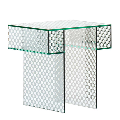 Robotin Side Table | Tempered Glass