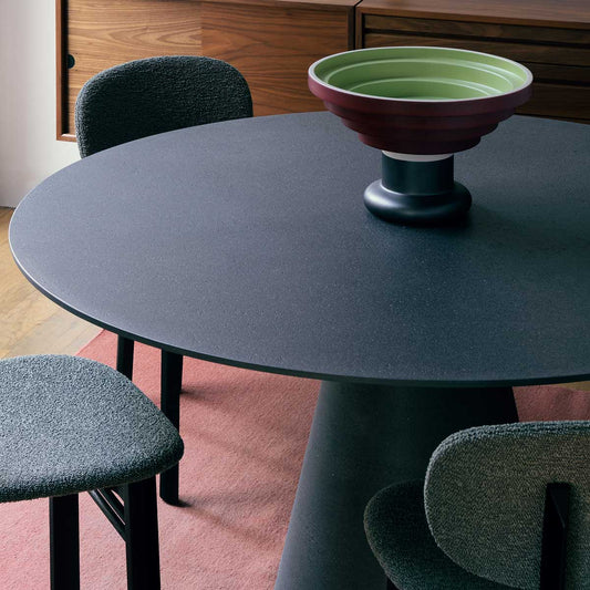 Rock Dining Table | Anthracite Cement Top