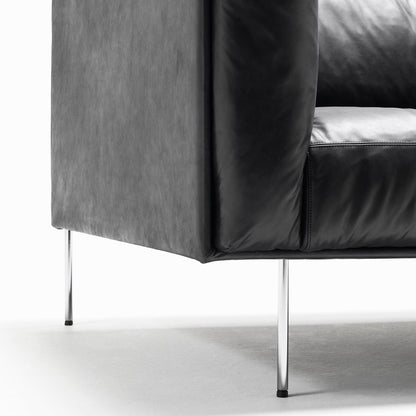 Rod Sofa 285cm | Blue Black 05 Tosca Upholstery