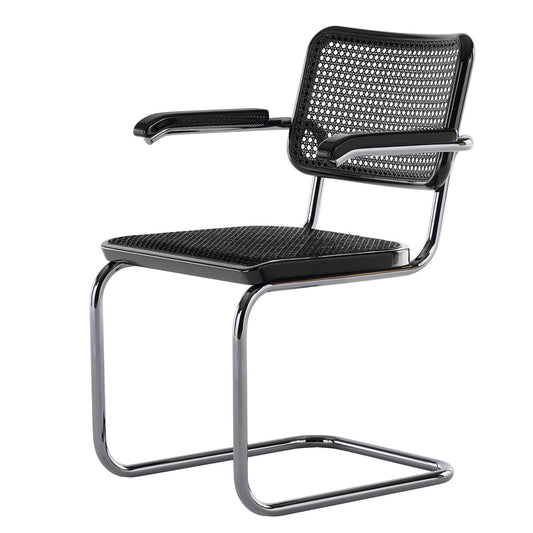 S64 Jil Sander Serious Edition | Dark Melange Canework and Graphite Black Wood