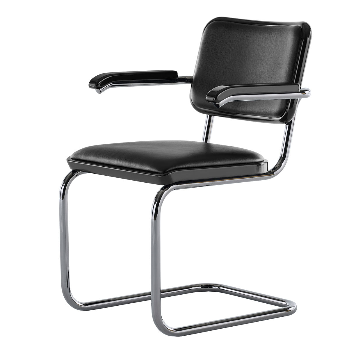 S64 Jil Sander Serious Edition | Graphite Black Leather and Wood