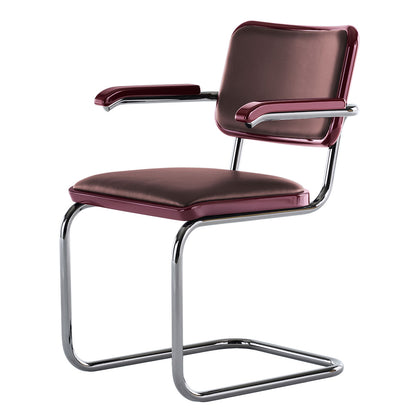 S64 Jil Sander Serious Edition | Graphite Ruby Red Leather and Wood