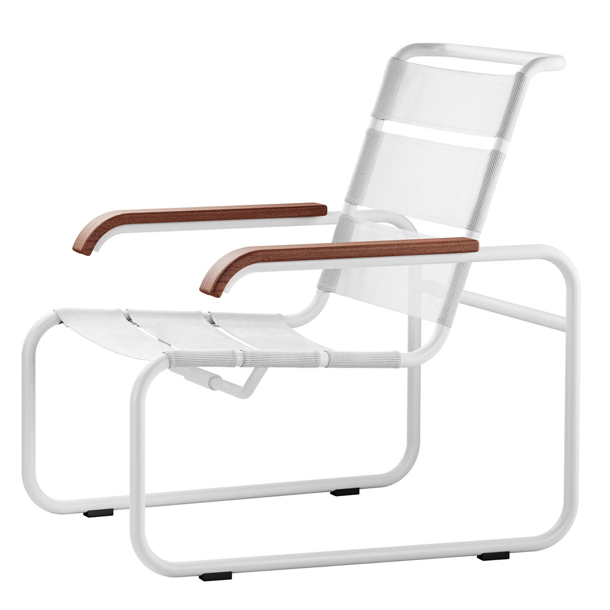S35N All Seasons Lounge Chair | White Mesh