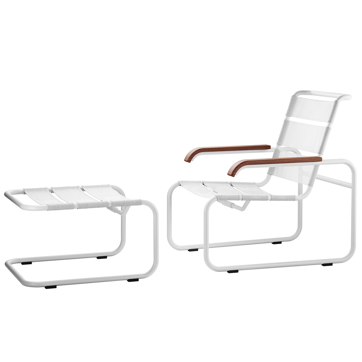S35NH All Seasons Footstool | White Mesh