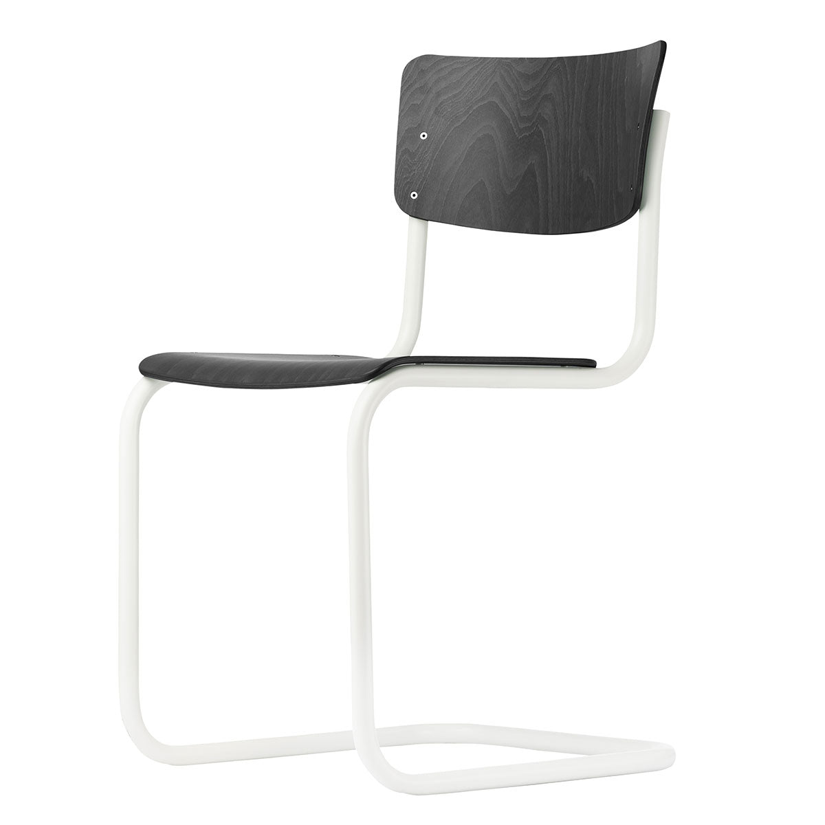 S43 Chair - Classics in Colour | Grey-Black Stained Beech Seat and Back