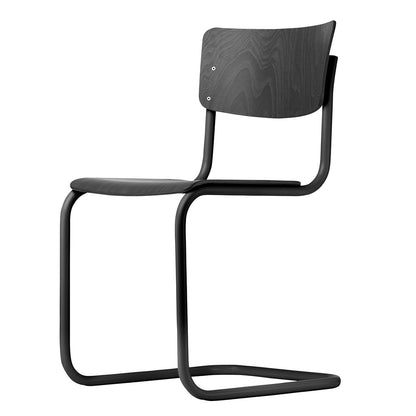 S43 Chair - Classics in Colour | Grey-Black Stained Beech Seat and Back