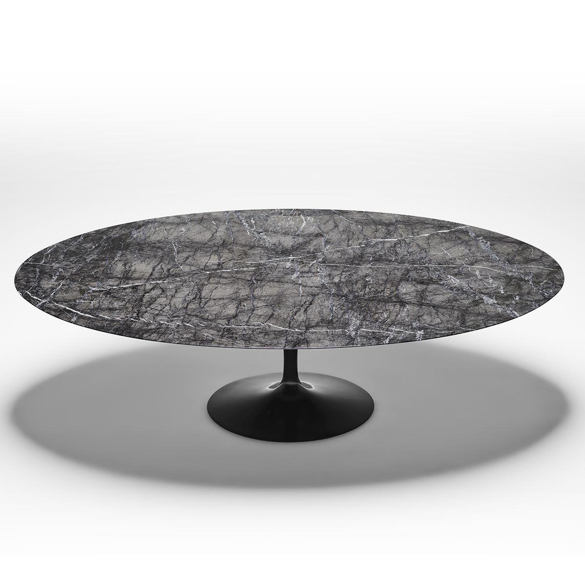 Saarinen Oval Dining Table | Grigio Carnico Marble Top