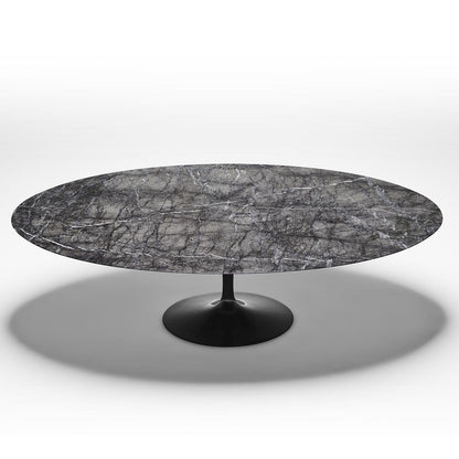 Saarinen Oval Dining Table | Grigio Carnico Marble Top