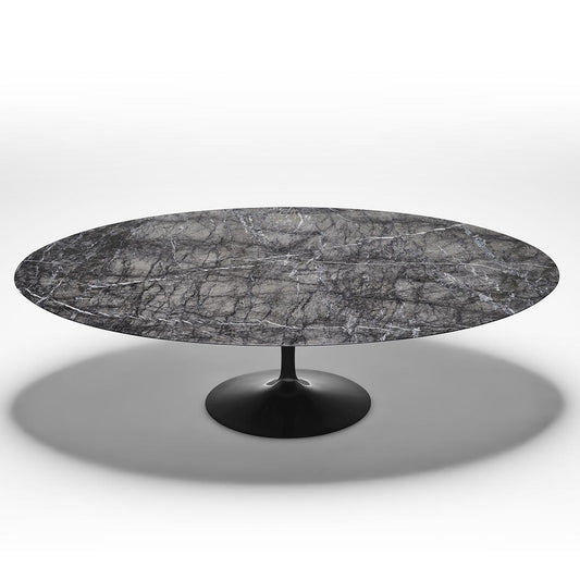 Saarinen Oval Dining Table | Grigio Carnico Marble Top
