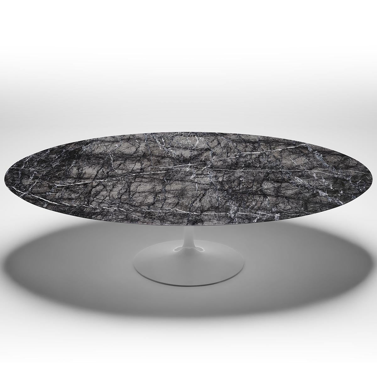 Saarinen Oval Dining Table | Grigio Carnico Marble Top