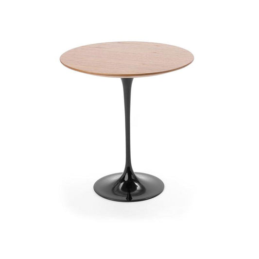 Saarinen Side Table | Teak Veneer Top