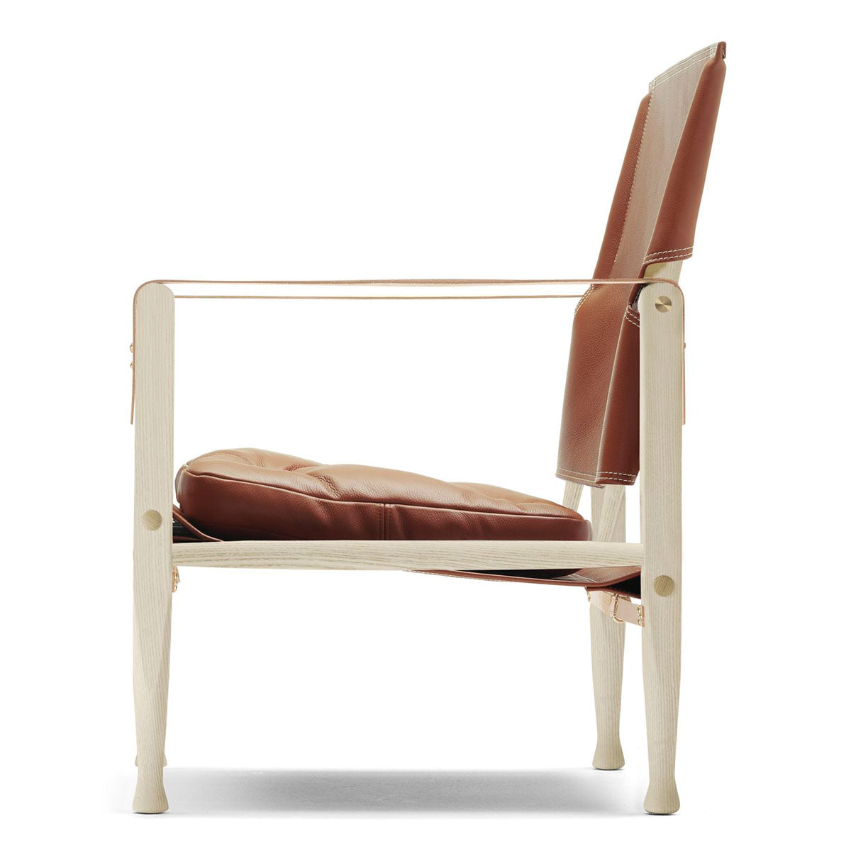 Safari Chair | Thor Cognac Leather Seat and Back