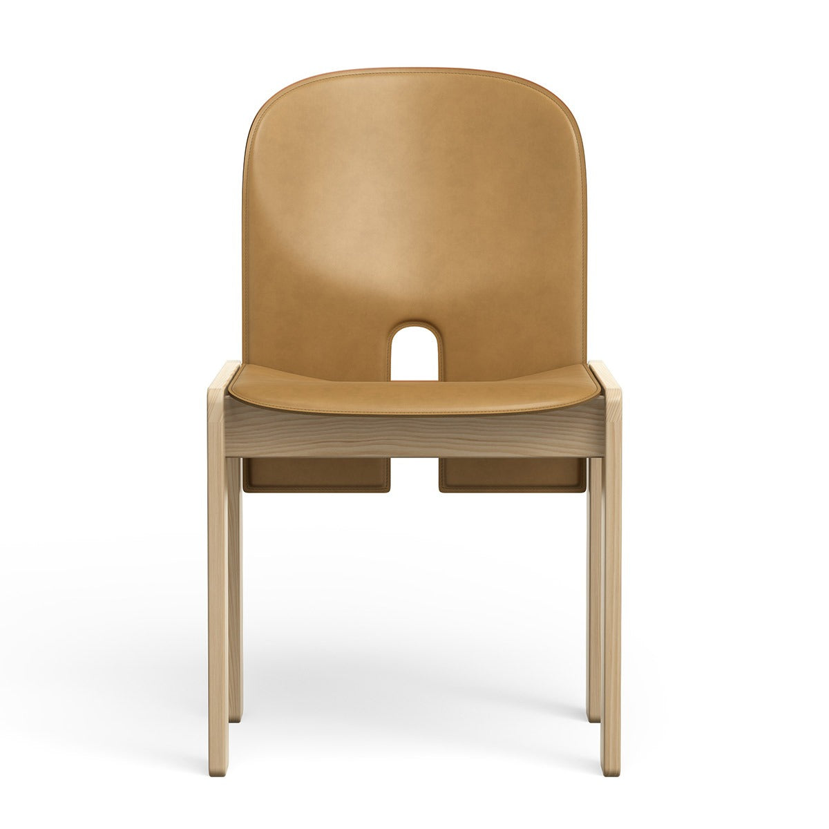 Scarpa 121 Dining Chair | Naturale Saddle Leather Upholstery