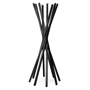Sciangai Coat Stand | Black Varnished Ash