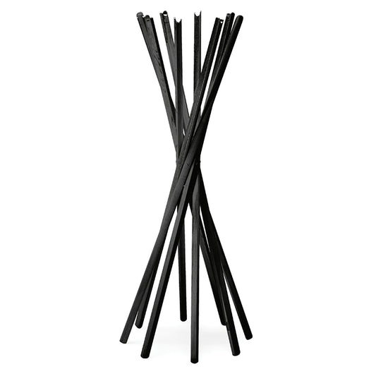 Sciangai Coat Stand | Black Varnished Ash