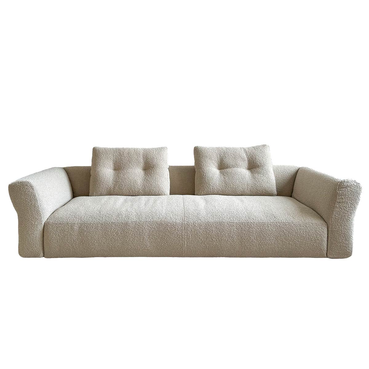 Sengu Bold 3 Seat Sofa | White Wool 13L453 Lookbold Upholstery