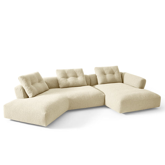 Sengu Bold Sofa | White Wool 13L453 Lookbold Upholstery