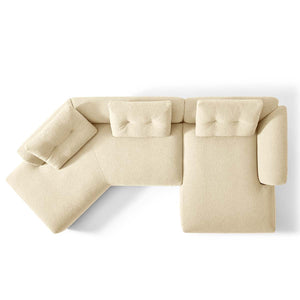Sengu Bold Sofa | White Wool 13L453 Lookbold Upholstery
