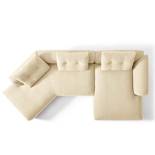 Sengu Bold Sofa | White Wool 13L453 Lookbold Upholstery