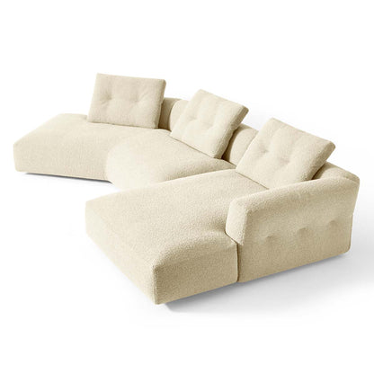 Sengu Bold Sofa | White Wool 13L453 Lookbold Upholstery