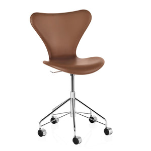 Series 7 Swivel Chair | Cognac Soft Leather