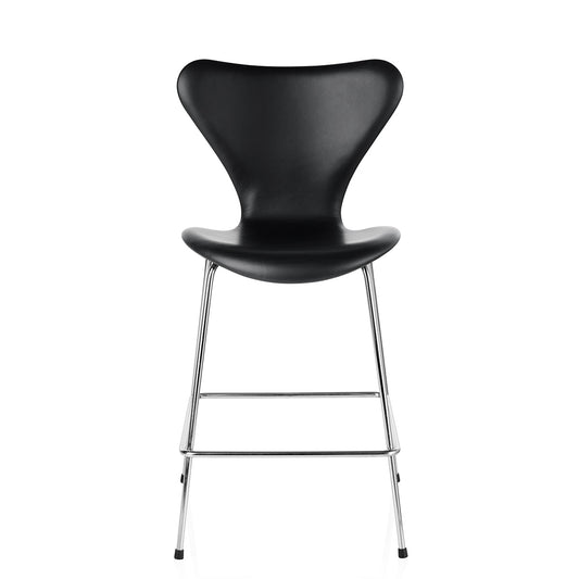 Series 7 Counter Stool | Black Grace Leather