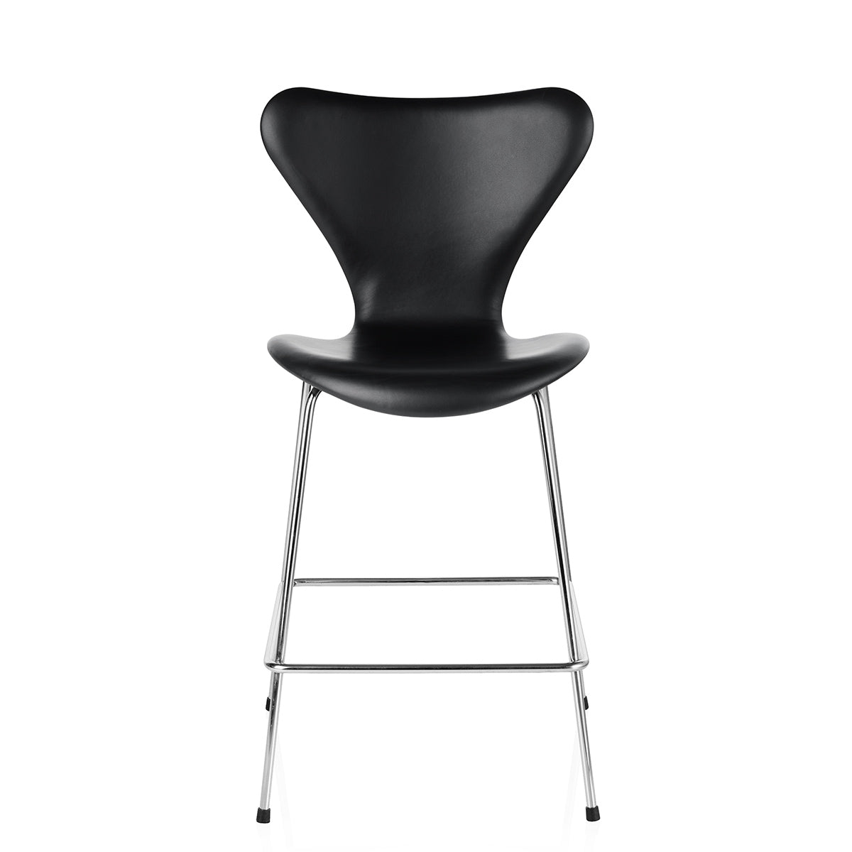 Series 7 Counter Stool | Black Grace Leather