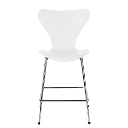 Series 7 Counter Stool | Lacquer White