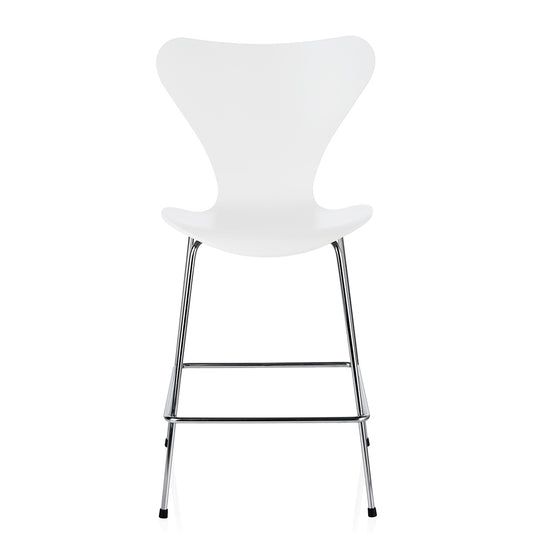 Series 7 Counter Stool | Lacquer White
