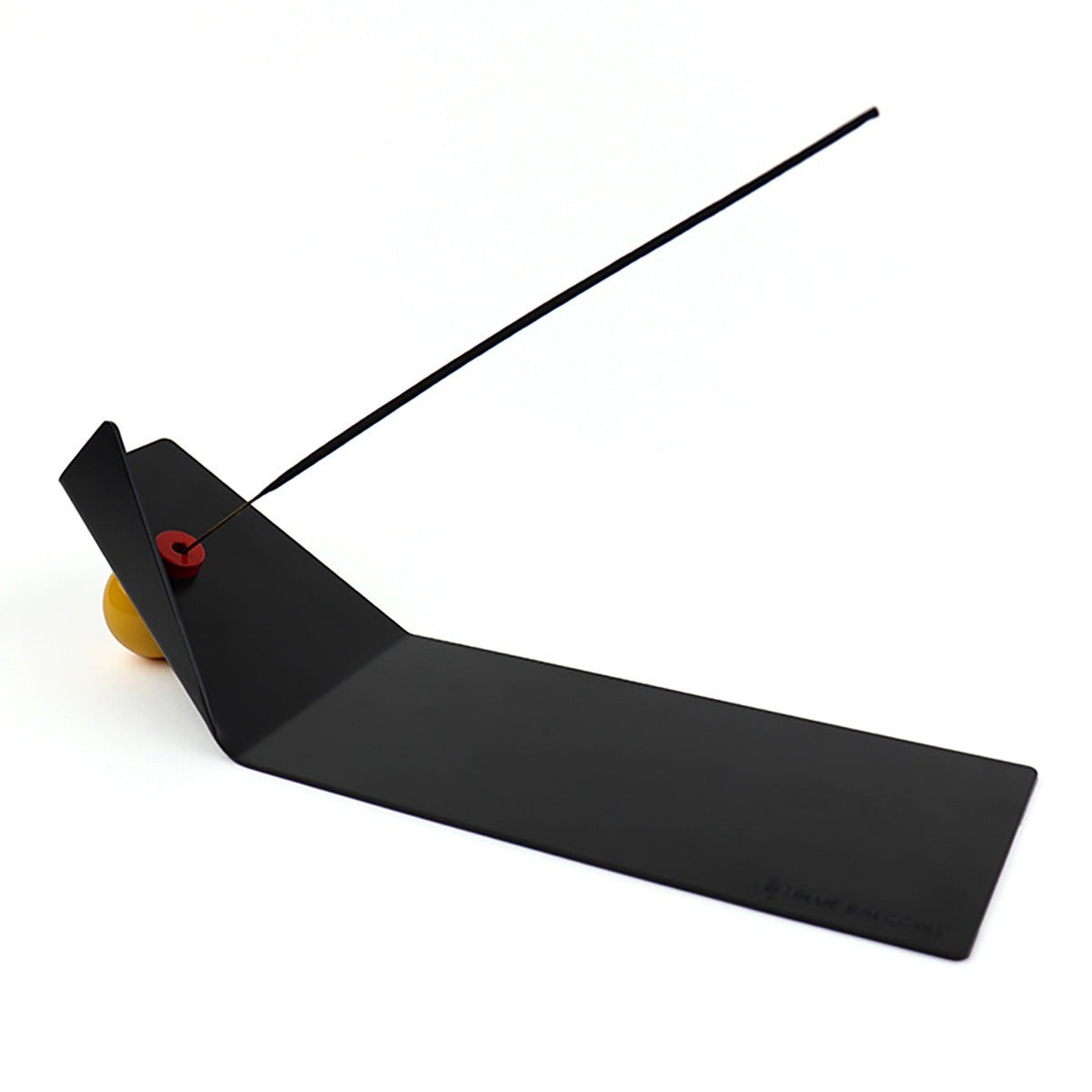 Shape of Flying Incense Holder | Black with Yellow Ball