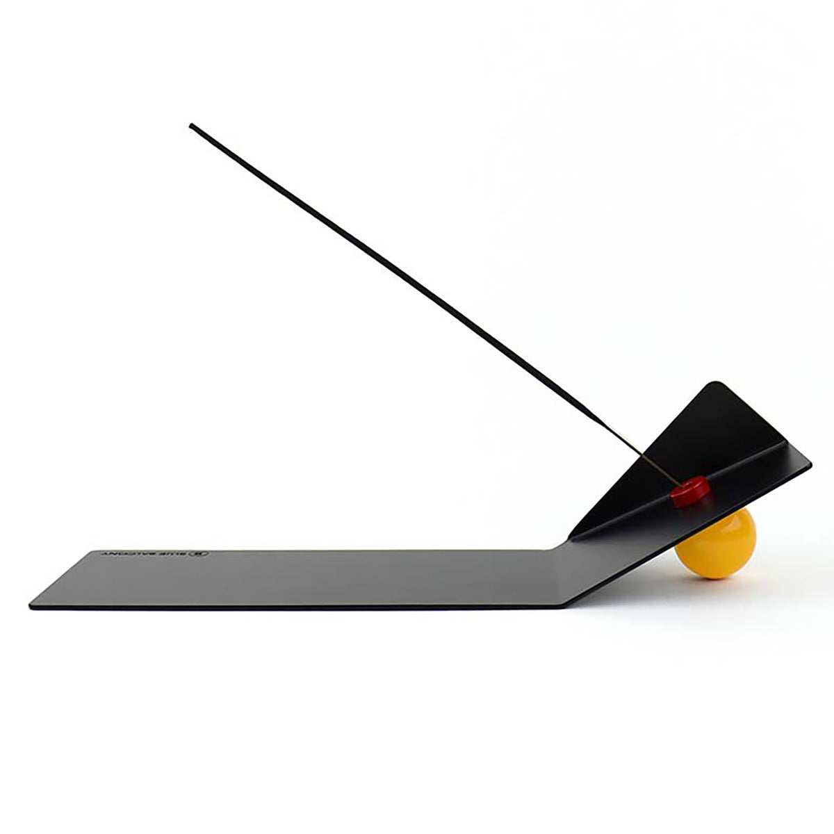 Shape of Flying Incense Holder | Black with Yellow Ball