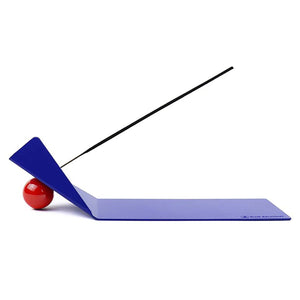 Shape of Flying Incense Holder | Blue with Red Ball