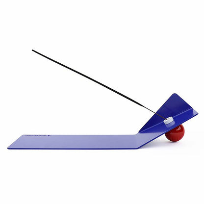 Shape of Flying Incense Holder | Blue with Red Ball
