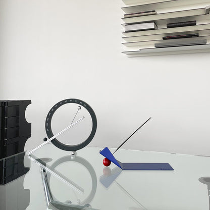 Shape of Flying Incense Holder | Blue with Red Ball
