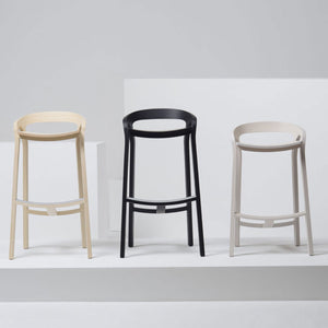 She Said Counter Stool | Black Stained Ash