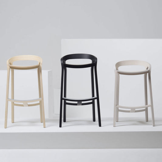 She Said Counter Stool | Black Stained Ash