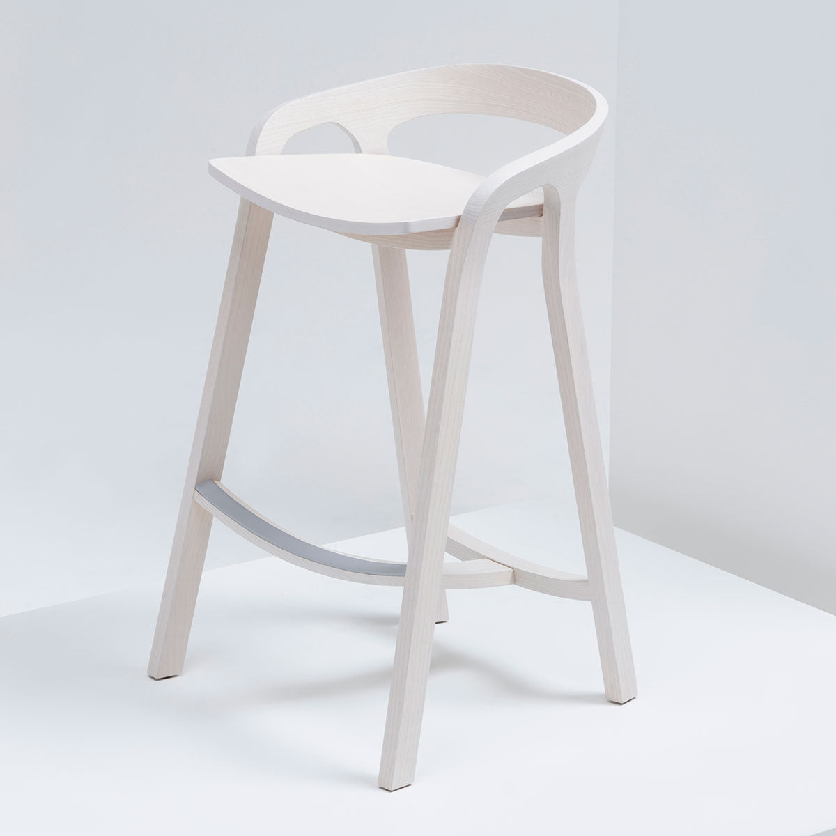 She Said Counter Stool | White Stained Ash