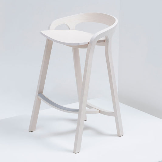 She Said Counter Stool | White Stained Ash